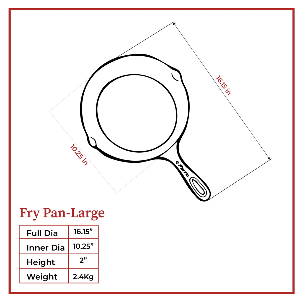 Fry Pan Large dimensions