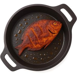 9 in (23 cm) Cast-Iron Fish Pan